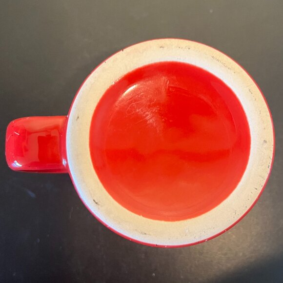 Red Camping Style Stoneware Mug with White & Black Speckles ~ Campfire Mug - Picture 6 of 6